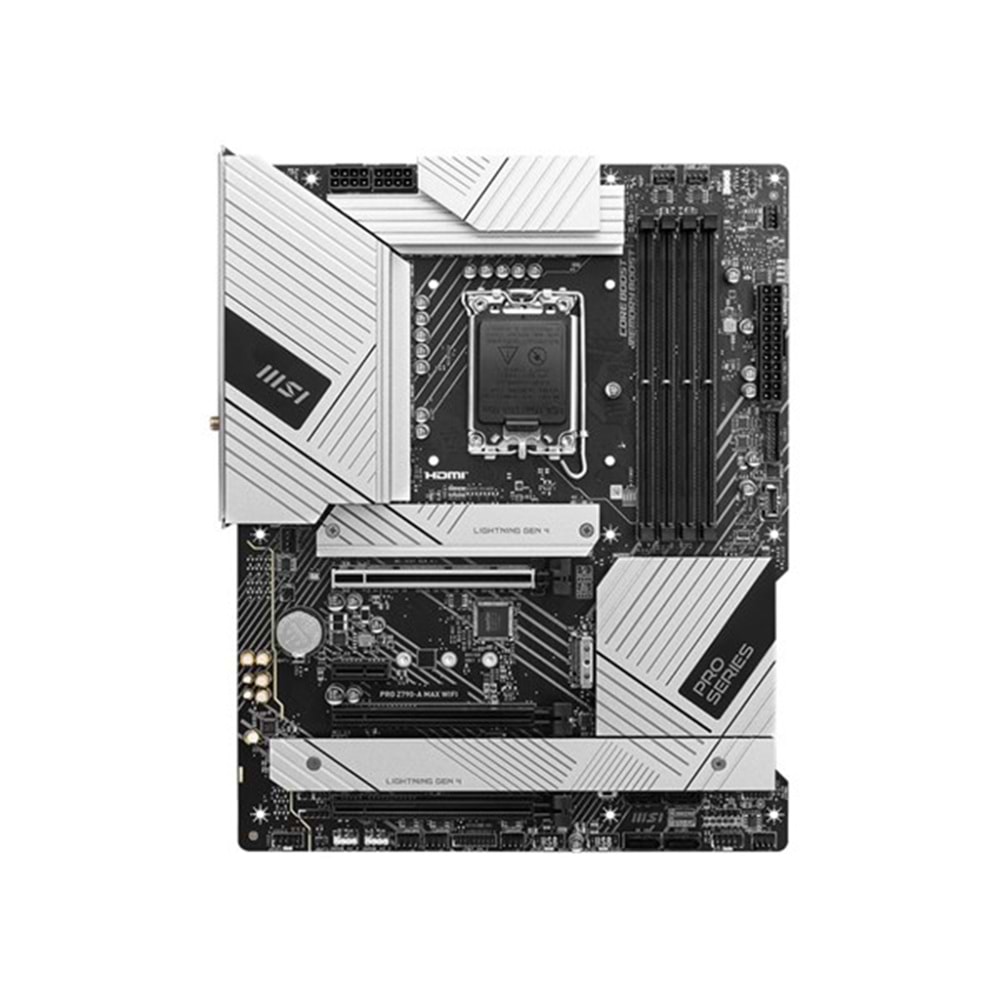 MSI PRO Z790-A MAX WIFI-6E DDR5 HDMI DP PCIE 4.0 1700p ATX