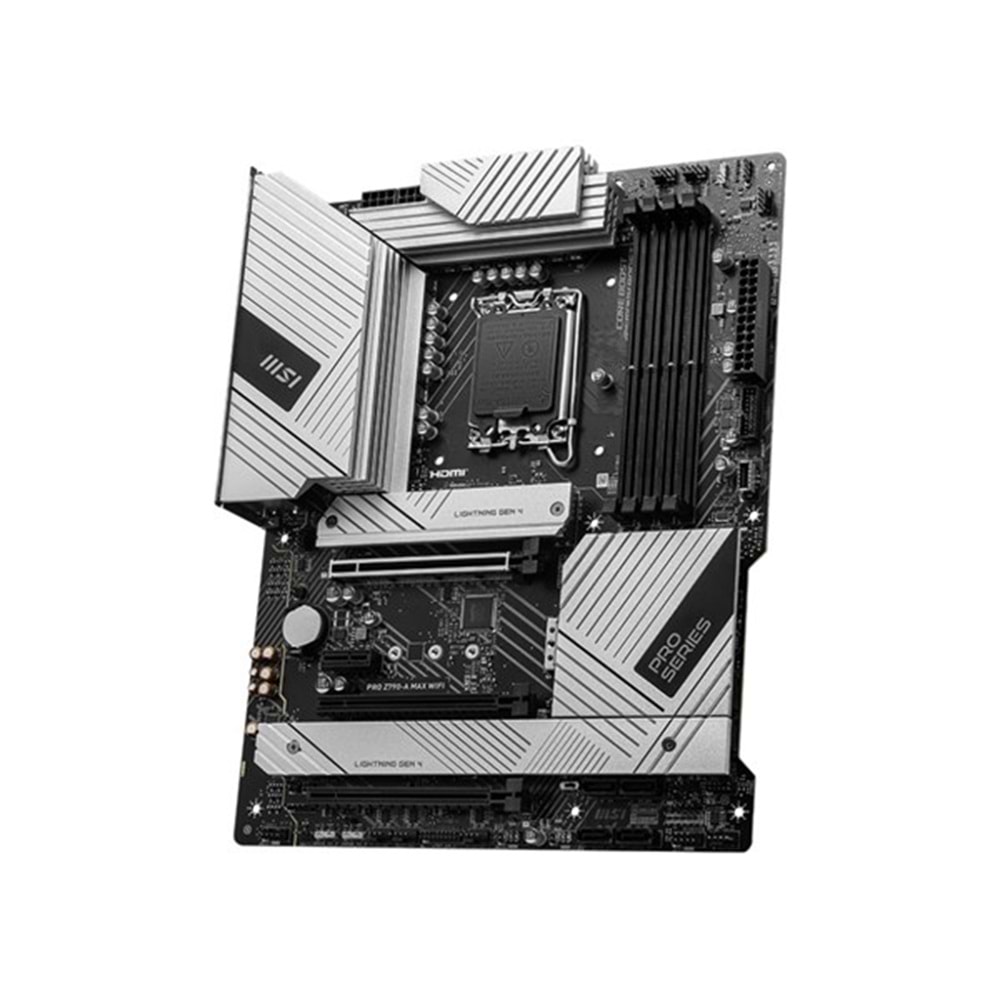 MSI PRO Z790-A MAX WIFI-6E DDR5 HDMI DP PCIE 4.0 1700p ATX