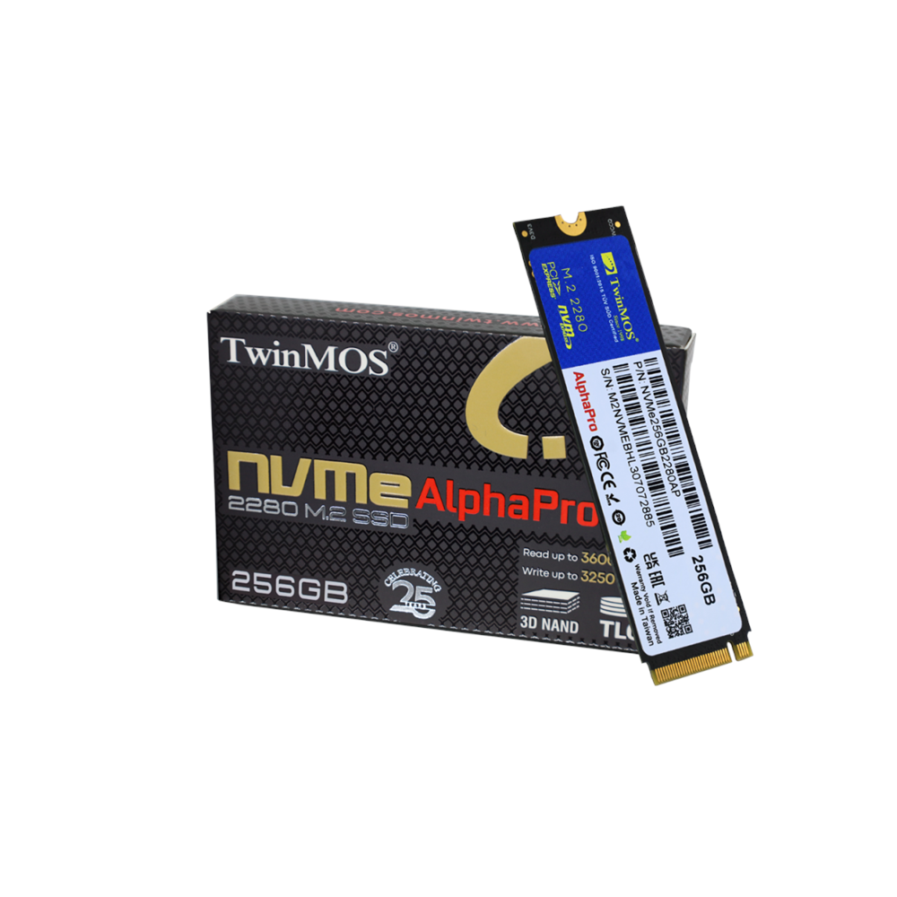 TWINMOS 256GB NVMe256GB2280AP 3600- 3250MB/s M2 NVME GEN3 Disk
