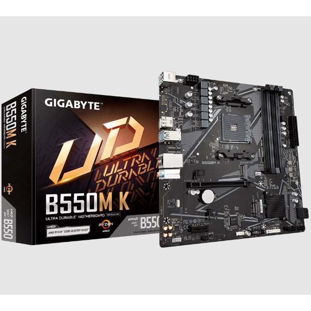 GIGABYTE B550M-K DDR4 HDMI DP PCIE 4.0 AM4 mATX