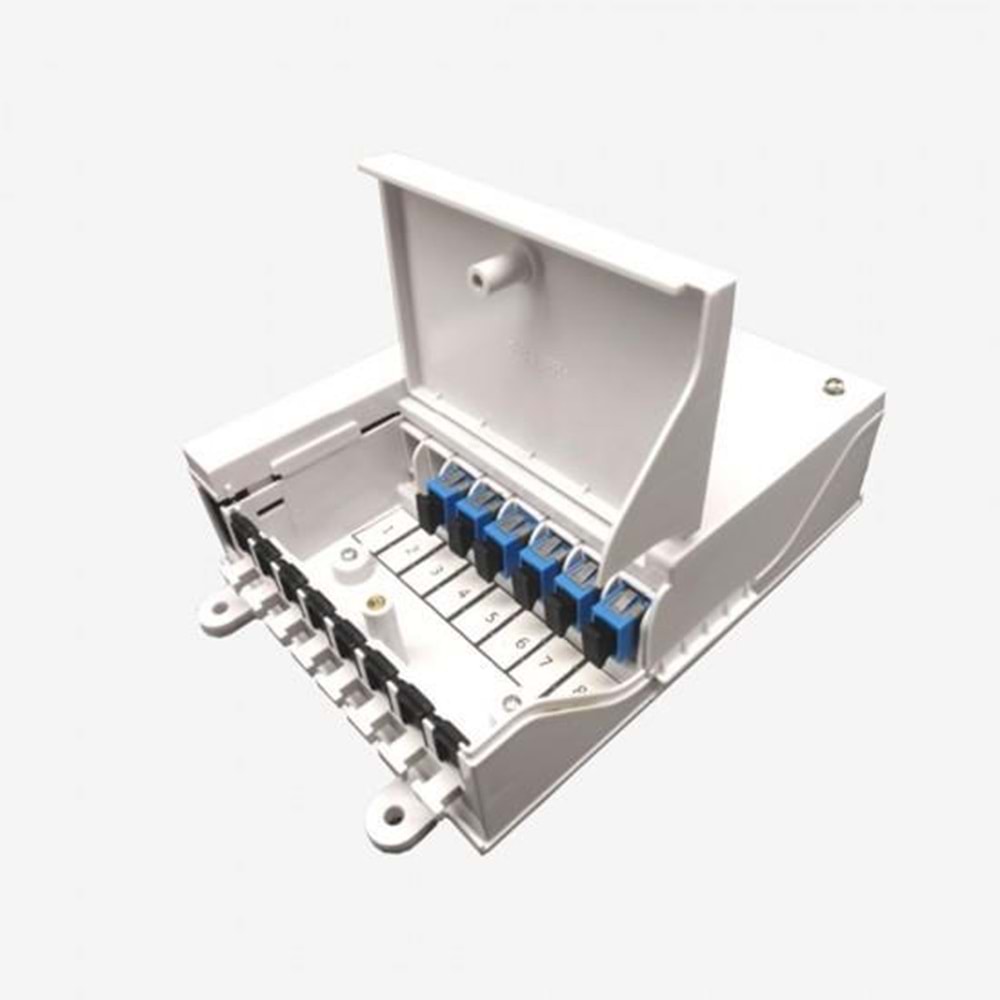 ODS 8port SCSX Duvar Tipi Fiber Optik IP Korumalı Sonlandırma Kutusu