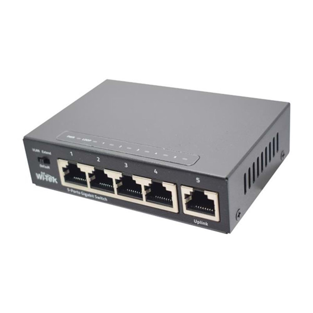 WITEK 5port Gigabit Yönetilemez Switch Metal Kasa WI-SG105