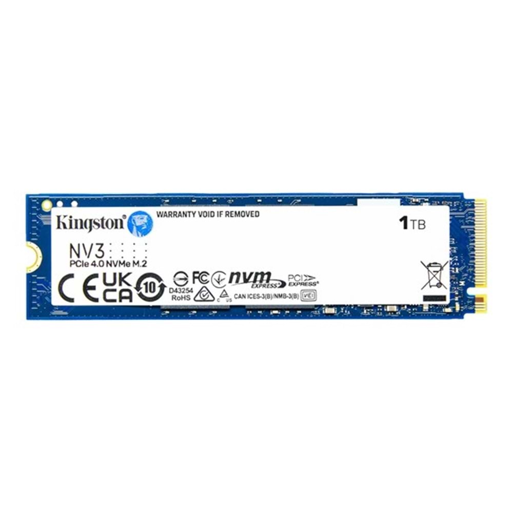 KINGSTON 1TB NV3 SNV3S/1000G 6000- 4000MB/s M2 NVME GEN4 Disk