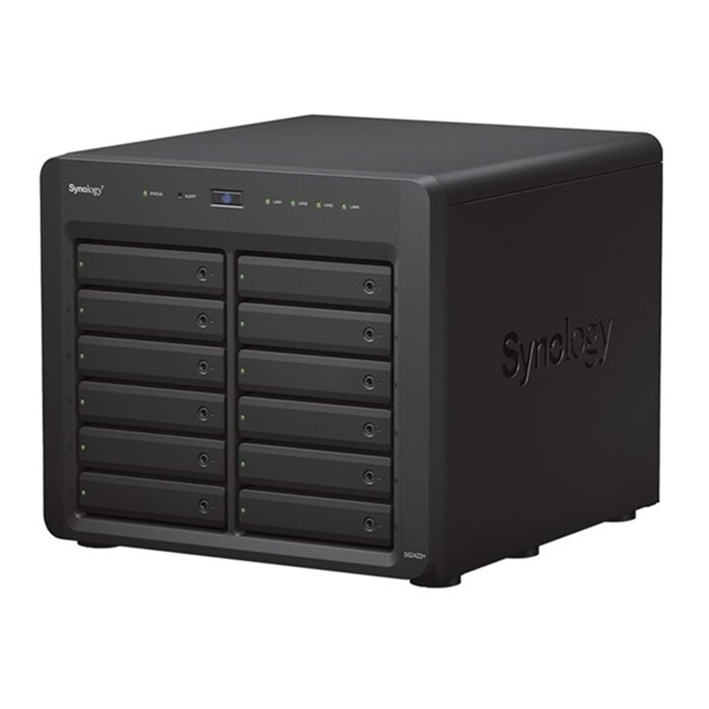 SYNOLOGY 12diskli Ryzen V1500B-4GB RAM-4-Gigabit Nas Server DS2422 PLUS
