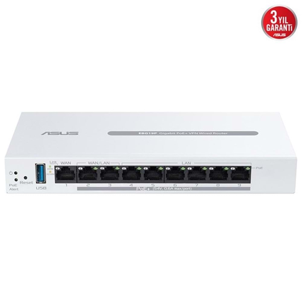 ASUS 8port EXPERTWIFI EBG19P Gigabit VPN Router
