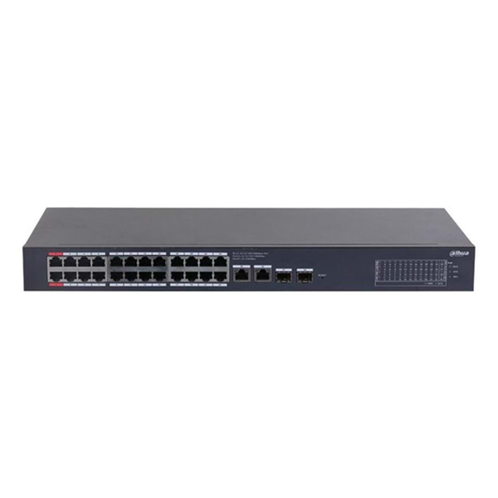 DAHUA 24port PoE 240w 2-SFP2-Uplink Gigabit Cloud Switch CS4228-24GT-240