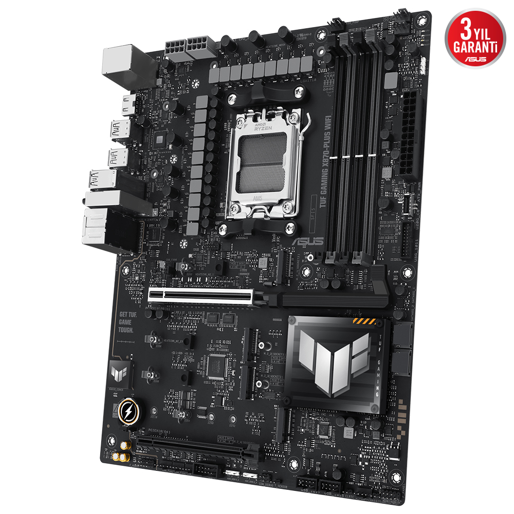 ASUS TUF GAMING X870-PLUS WIFI-7 DDR5 HDMI DP PCIE 5.0 AM5 ATX