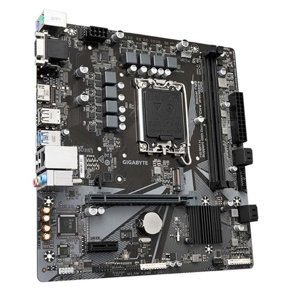 GIGABYTE H610M H DDR5 HDMI PCIE 4.0 1700p mATX