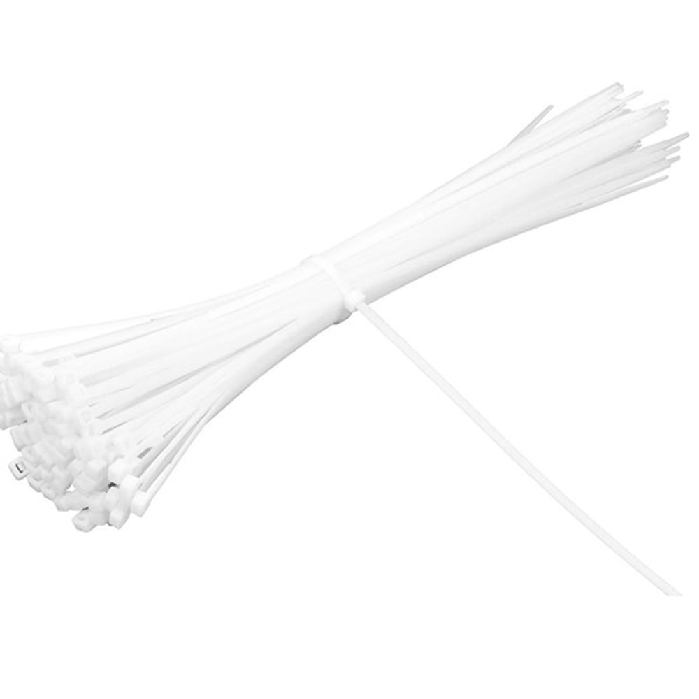 YKB 2,5x203mm 100'lü Paket Kablo Bağı Beyaz
