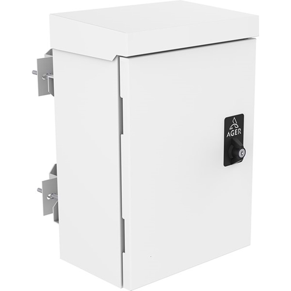 AGER 300x400x250mm Mobese Dış Ortam Direk Tipi Kabinet Fansız AG-MB304025B2