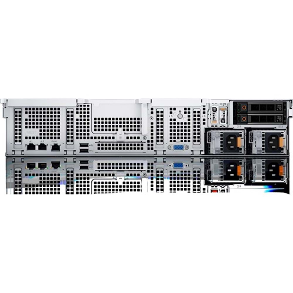 DELL 2xSilver 4410Y R760XS R760XS_1 64GB DDR5 RDIMM- 2x480gb SSD 2x1100w Titanium 2U Rack Sunucu