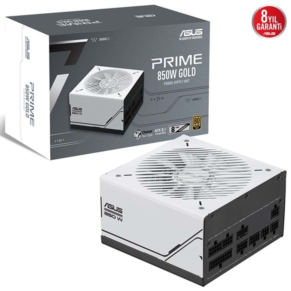 ASUS 850W 80+ GOLD Prime AP-850G Tam Modüler Power Supply