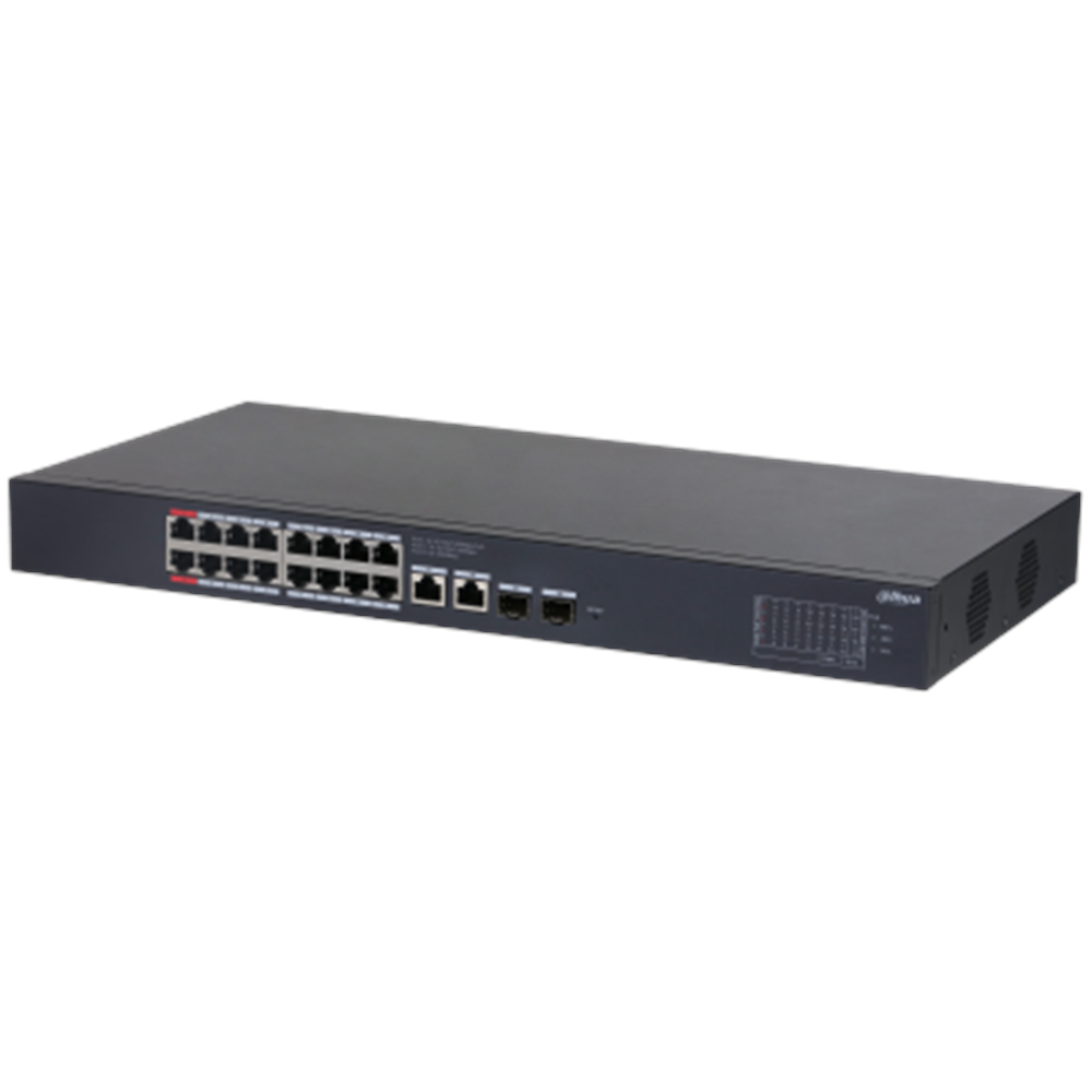 DAHUA 16port PoE 190w 2-SFP Gigabit Cloud Yönetilebilir Switch CS4220-16GT-19