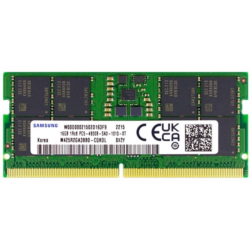 SAMSUNG 16GB DDR5 4800MHZ NOTEBOOK RAM VALUE M425R2GA3BB0-CQK0D