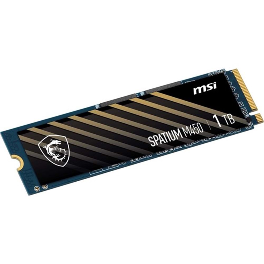 MSI 1TB SPATIUM M450 3400- 2400MB/s M2 NVME GEN4 Disk