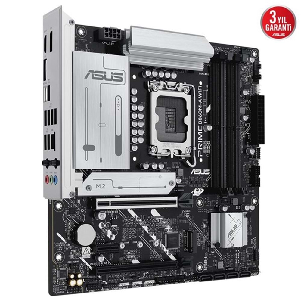 ASUS PRIME B860M-A WIFI6E DDR5 HDMI DP PCIE 5.0 1851p mATX