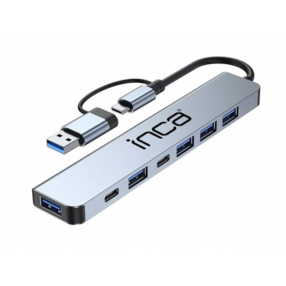 INCA IUTP-7 5port TYPEC-USB 3.0 USB Çoklayıcı Hub 100W
