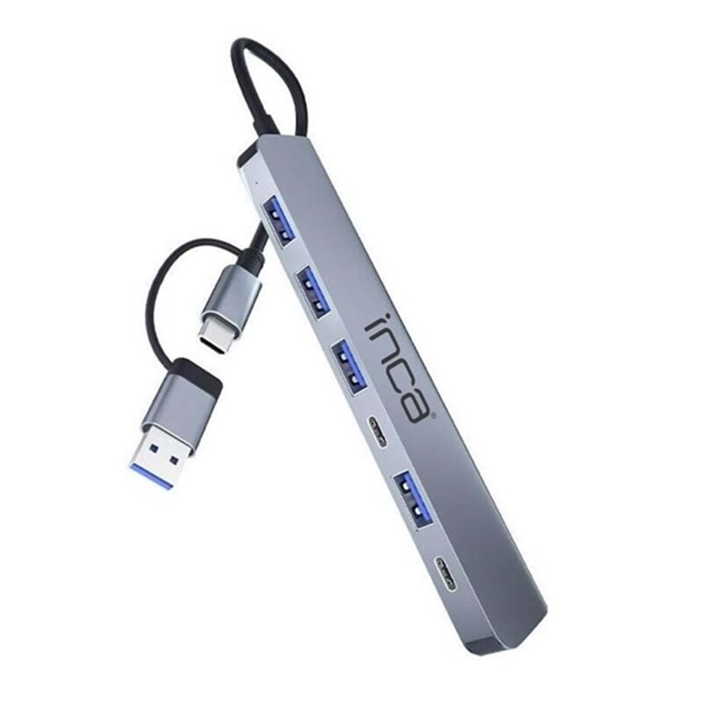INCA IUTP-7 5port TYPEC-USB 3.0 USB Çoklayıcı Hub 100W