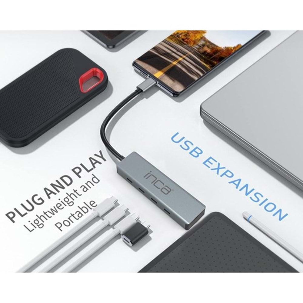 INCA ITPT-4T 4port TYPEC Çoklayıcı Hub