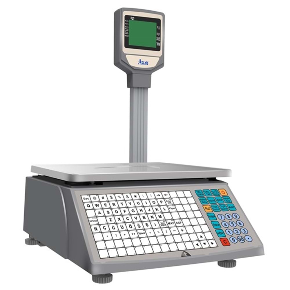 ACLASS LS2 Barkod Yazıcılı Terazi Ethernet,Seri 15kg