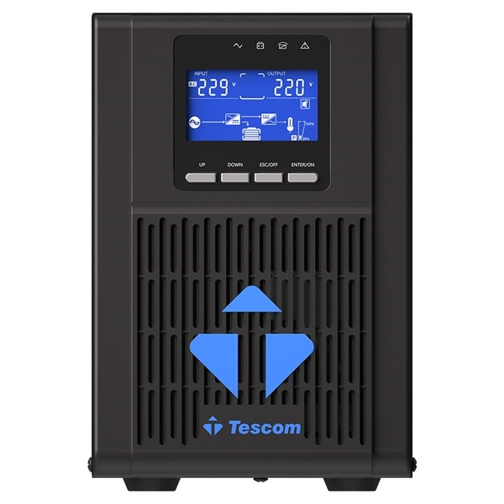 TESCOM 1kva NEOLINE 1/1 Online Ups 12v 9amper