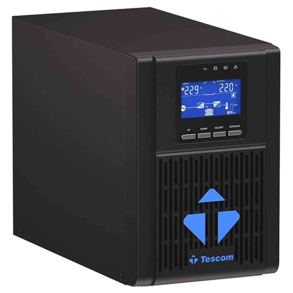 TESCOM 1kva NEOLINE 1/1 Online Ups 12v 9amper