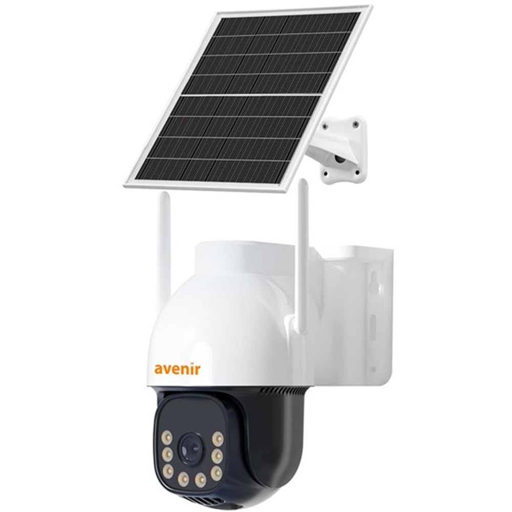 AVENIR 4MP Speed Dome E-Sim Solar IP Kamera AV-S414