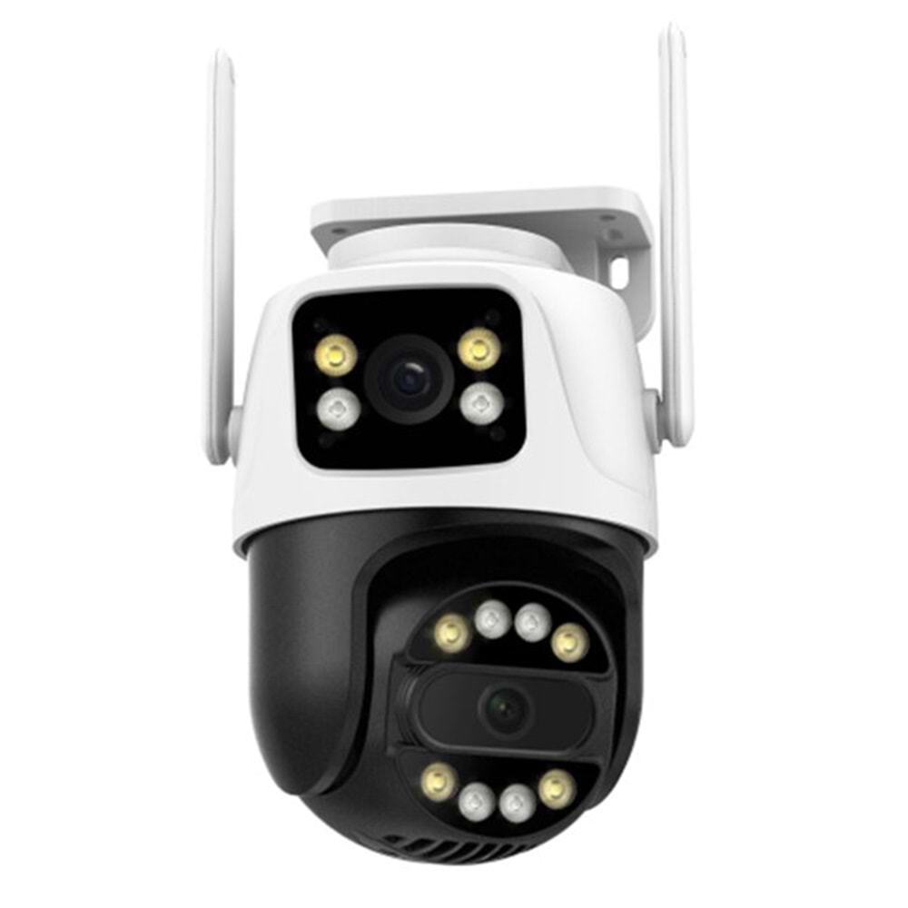 AVENIR 4MP PTZ Speed Dome 10x Çift Kameralı Wıfı Kablosuz IP Kamera AV-S303