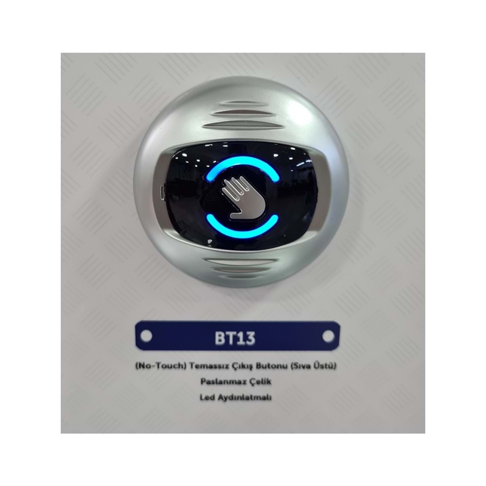 BIFO BT13 TEMAZSSIZ BUTON SIVA ÜSTÜ