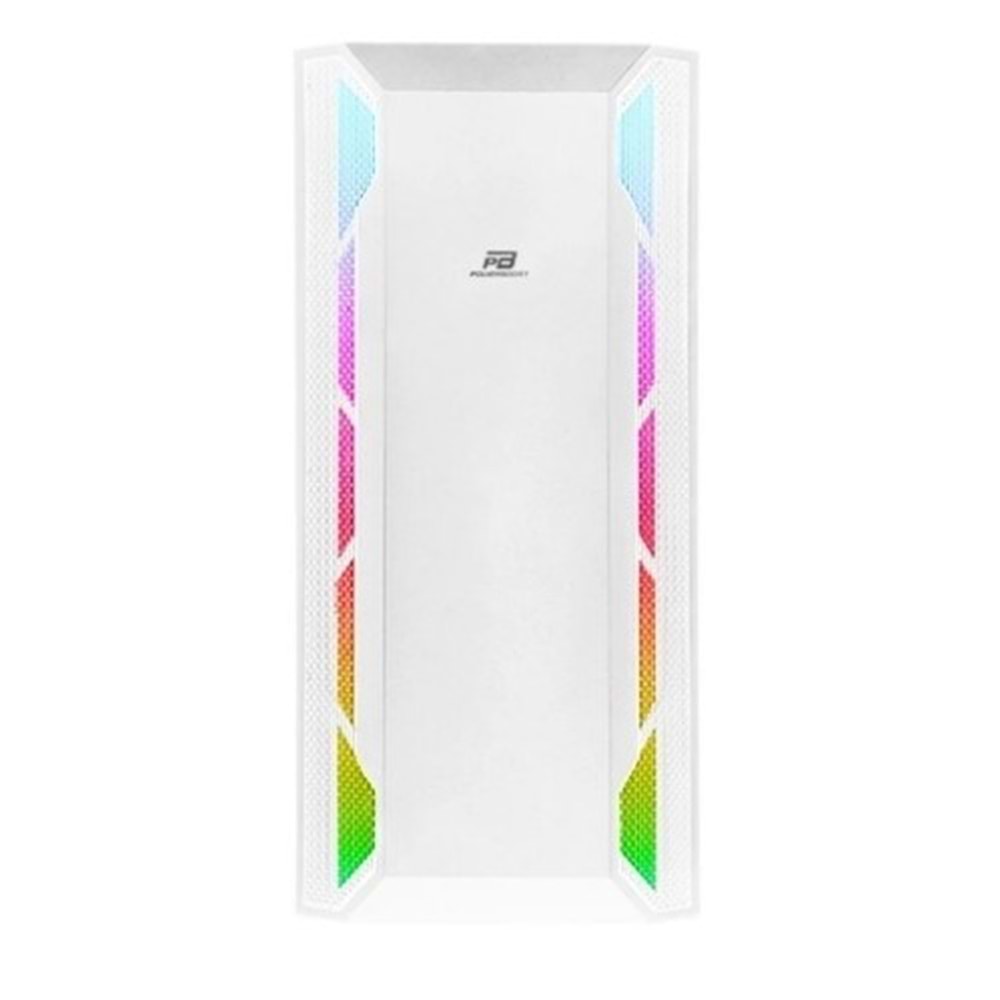 POWERBOOST 650W 80+ PB-P3701BW MESH GAMING ATX PC Kasası Beyaz