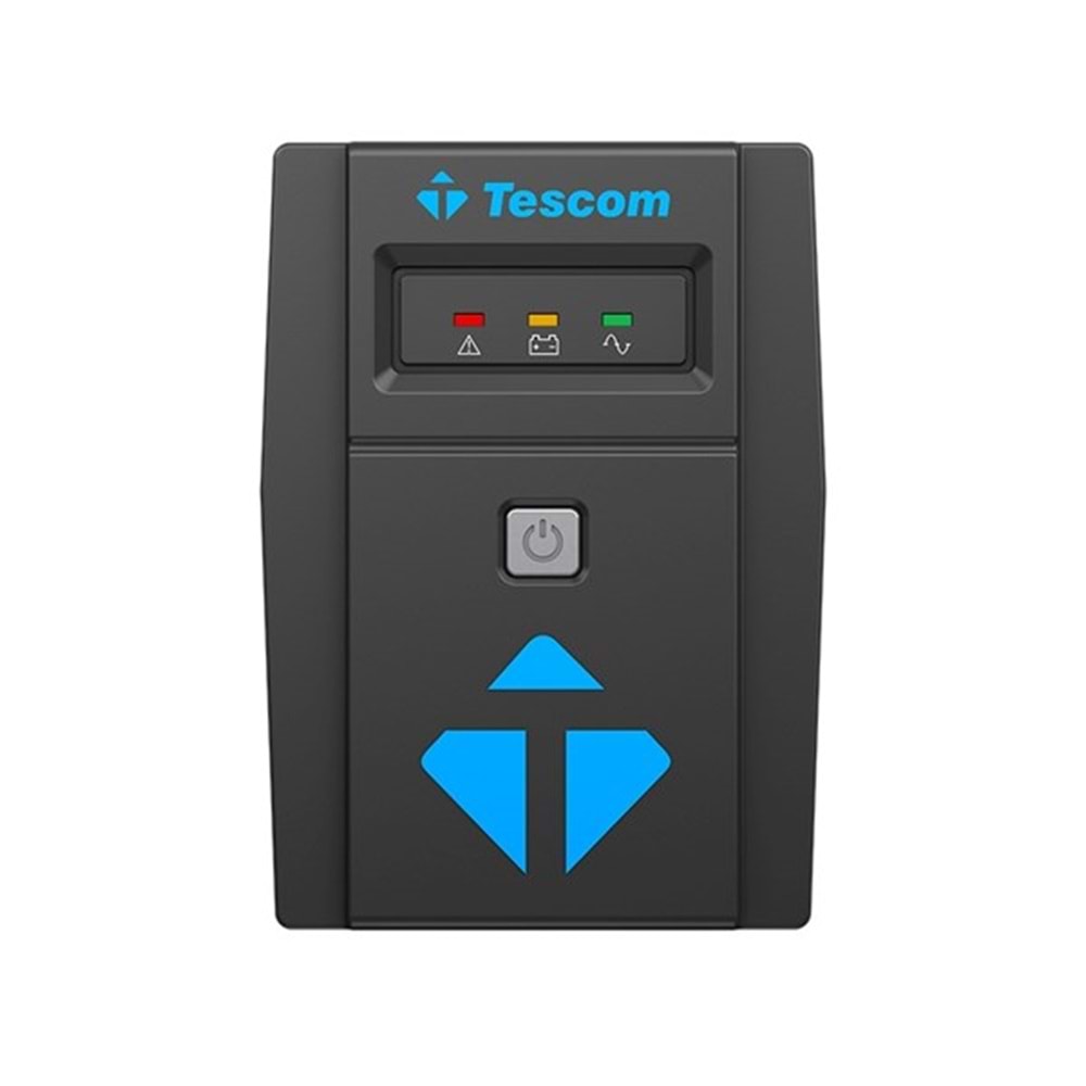TESCOM 600VA LEO+ LEO600AP Modem Protect Lcd Ekran Line Interactive Ups