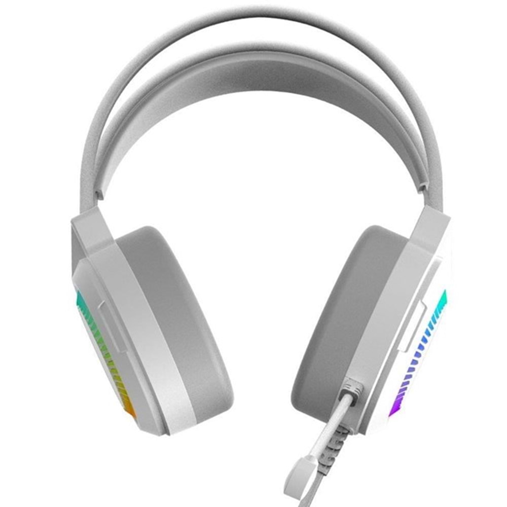 GameBooster HAMMER 7.1 Rainbow Beyaz Gaming Kulaklık H02W