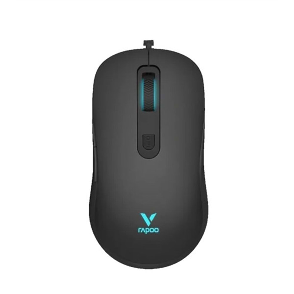 RAPOO V16RGB Kablolu 200-12800 RGB Ledli Siyah Mouse 11928
