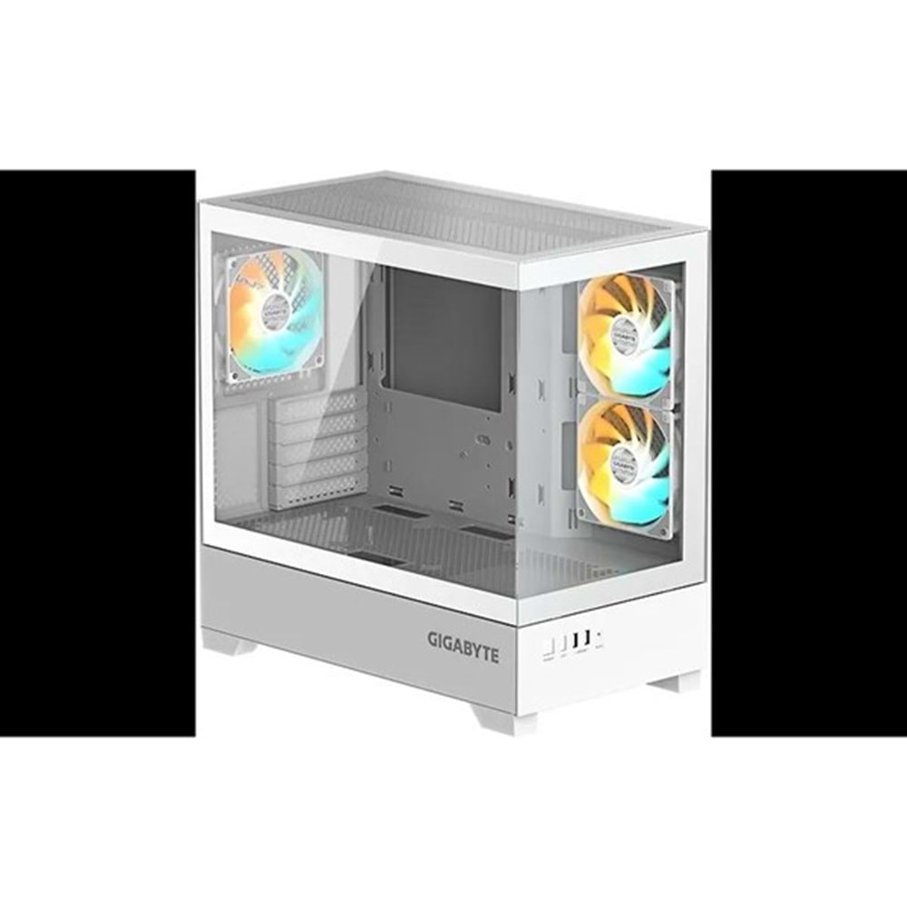 GIGABYTE GB-C201PI GAMING Mid-Tower PC Kasası Beyaz 360mm Soğutma Desteği