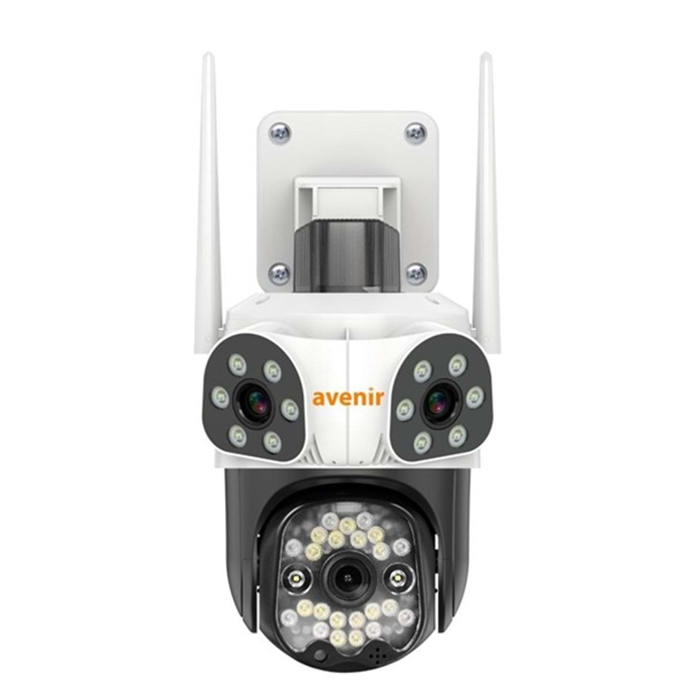 AVENIR 9MP PTZ Speed Dome Wıfı Kablosuz 3-Kameralı IP Kamera AV-S333