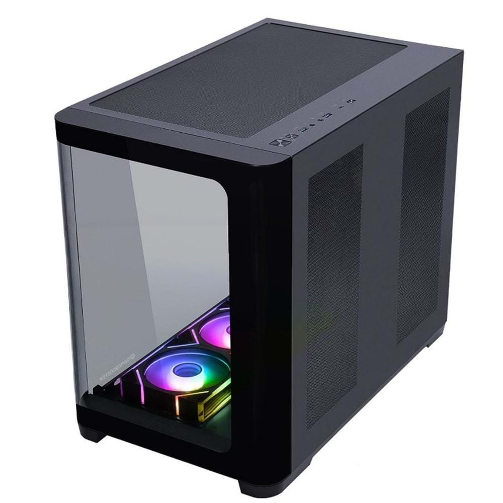 GAMEBOOSTER 850w 80+ BRONZE GB-G2852B-850W Gaming Mid-Tower PC Kasası Siyah 7-Fanlı