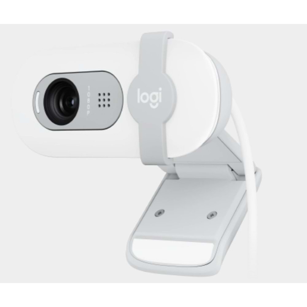 LOGITECH 2MP BRIO 100 Dahili Mikrofonlu Webcam Beyaz 960-001617