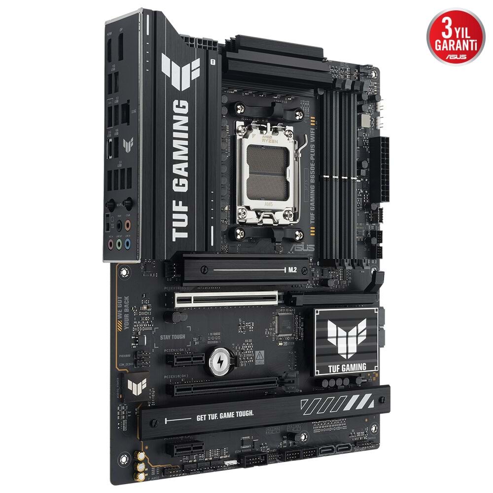 ASUS TUF GAMING B650E-PLUS WIFI6E DDR5 HDMI DP PCIe 16X v4.0 AM5 ATX