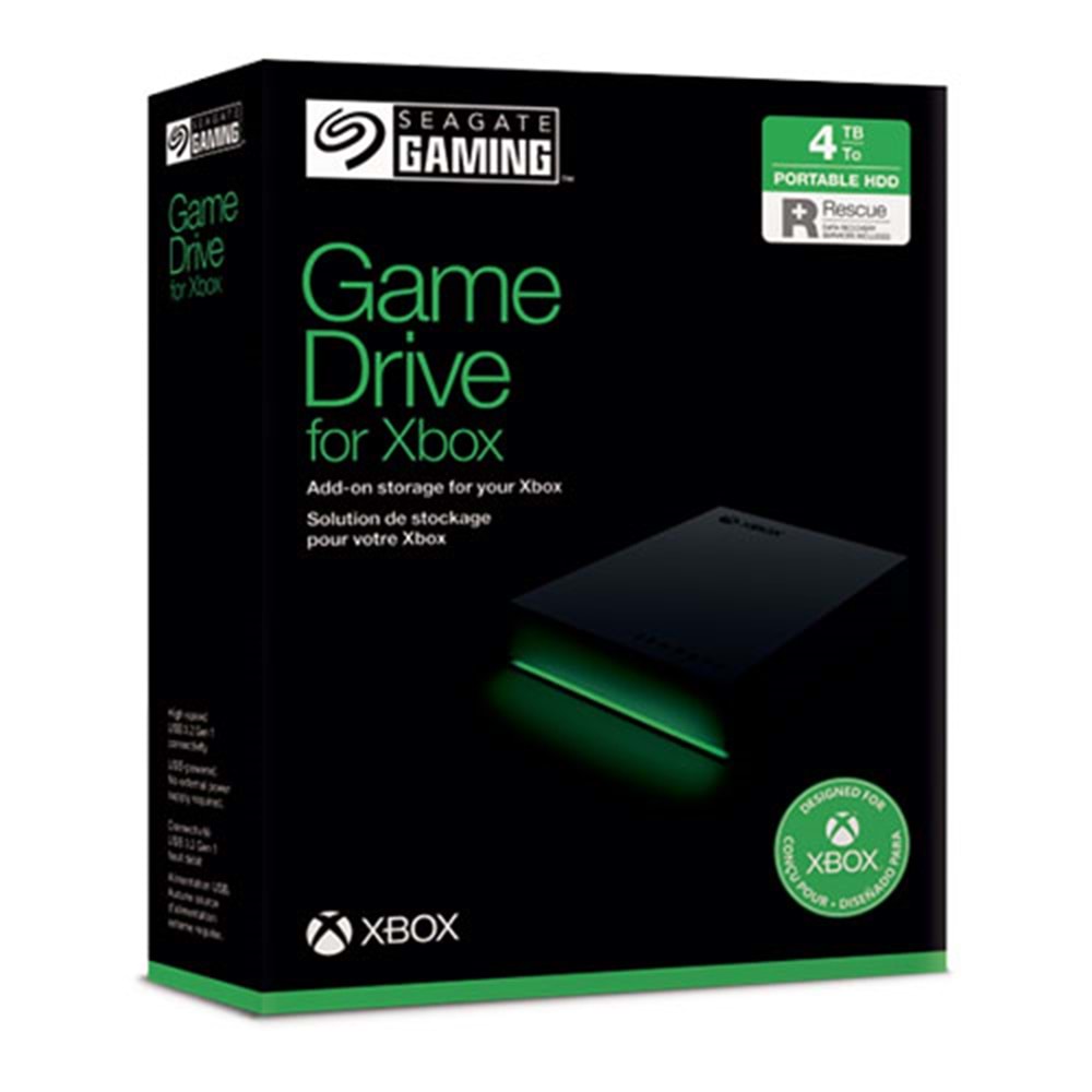 SEAGATE 2TB GAME DRIVE XBOX STKX2000400 HARİCİ DİSK