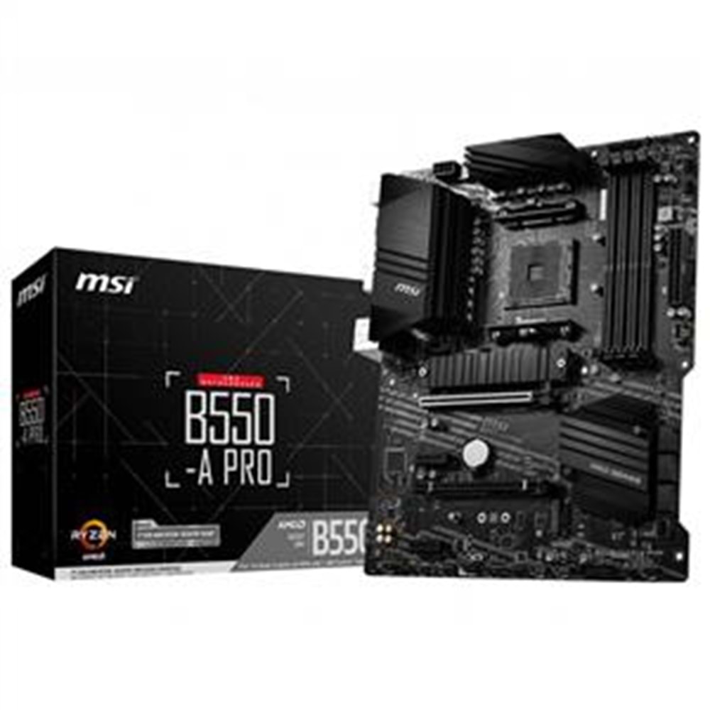 MSI B550-A PRO DDR4 HDMI DP PCIE 4.0 AM4 ATX