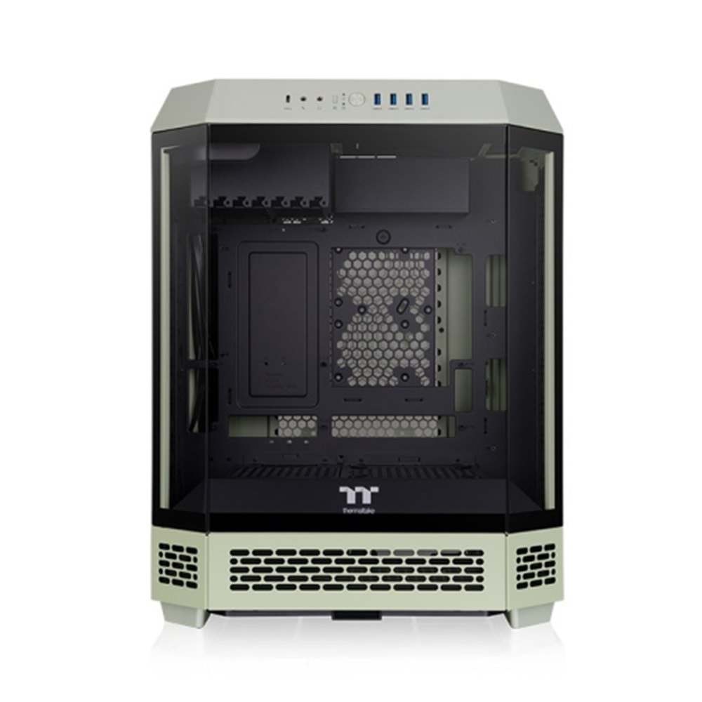 THERMALTAKE THE TOWER 600 TG CA-1Z1-00MEWN-00 Gaming Mid-Tower PC Kasası Yeşil