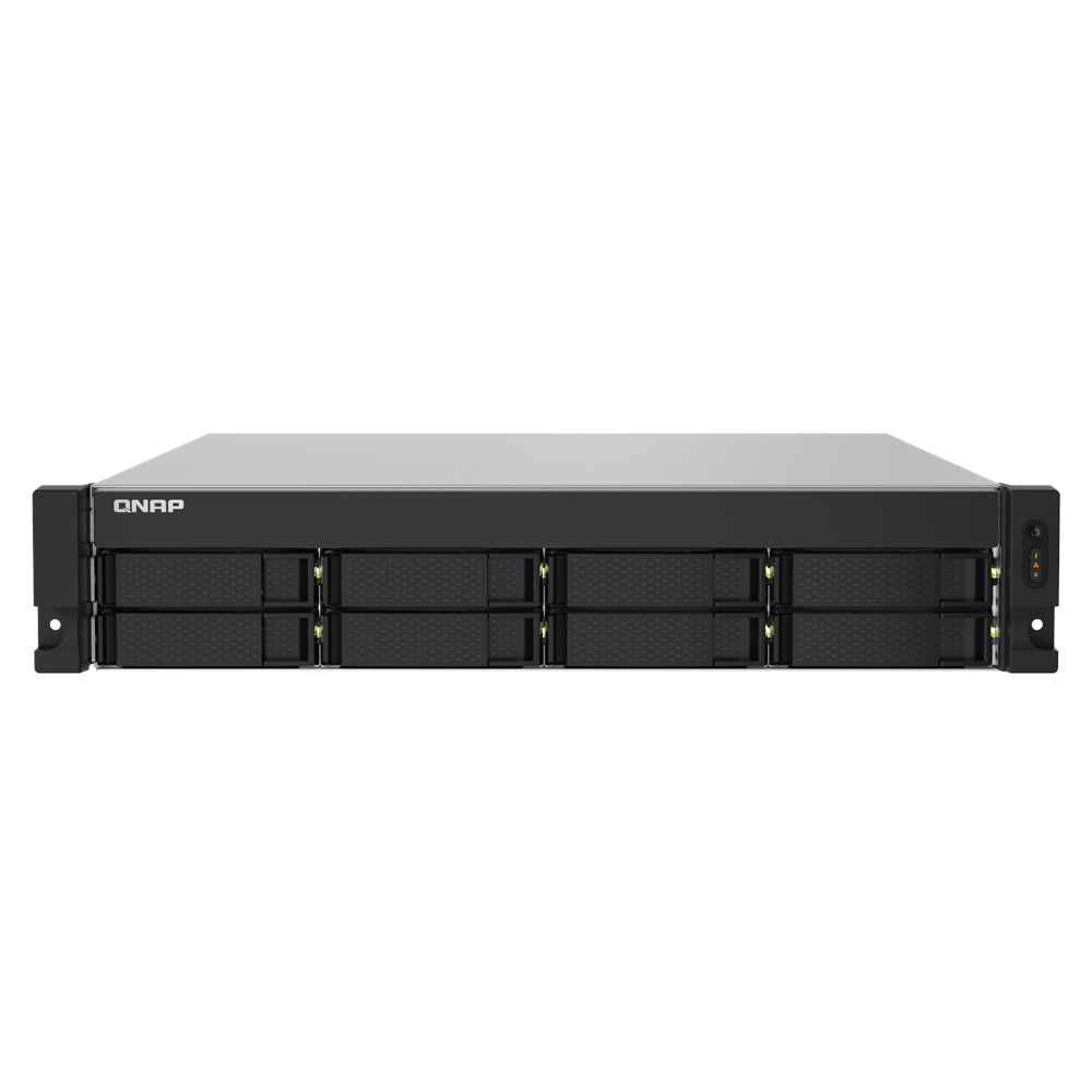 QNAP 8diskli Alpine AL324 QC-16GB RAM-10GbE Rack Nas Server TS-832PXU-RP (43089)