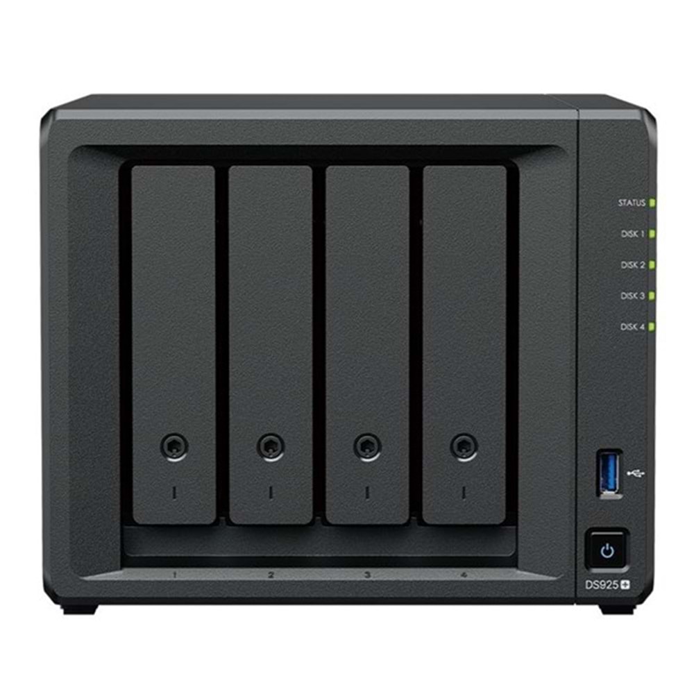 SYNOLOGY 4diskli Ryzen V1500B-8GB RAM-2-2.5GbE Nas Server DS925 PLUS (51848)