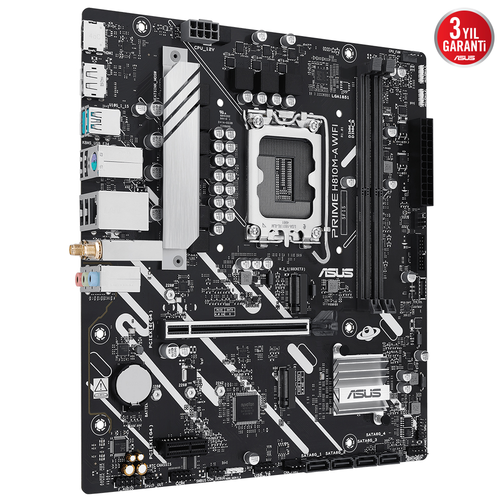 ASUS PRIME H810M-A WIFI DDR5 HDMI-DP PCIE 4.0 1851p mATX