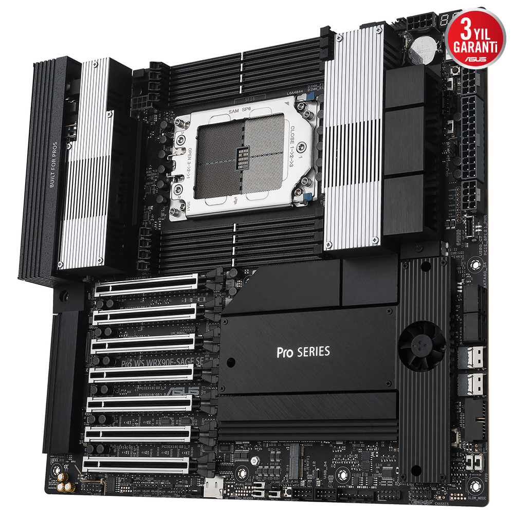 ASUS PRO WS WRX90E-SAGE SE DDR5 STR5 PCIE 5.0 AM5 ATX İş İstasyonu Anakartı