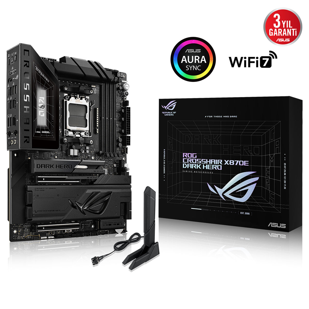 ASUS ROG CROSSHAIR X870E DARK HERO DDR5 HDMI TYPEC PCIE 5.0 AM5 ATX