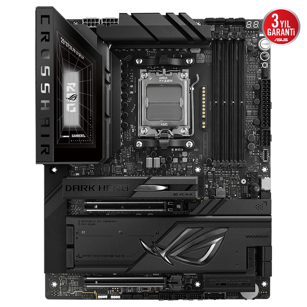 ASUS ROG CROSSHAIR X870E DARK HERO DDR5 HDMI TYPEC PCIE 5.0 AM5 ATX