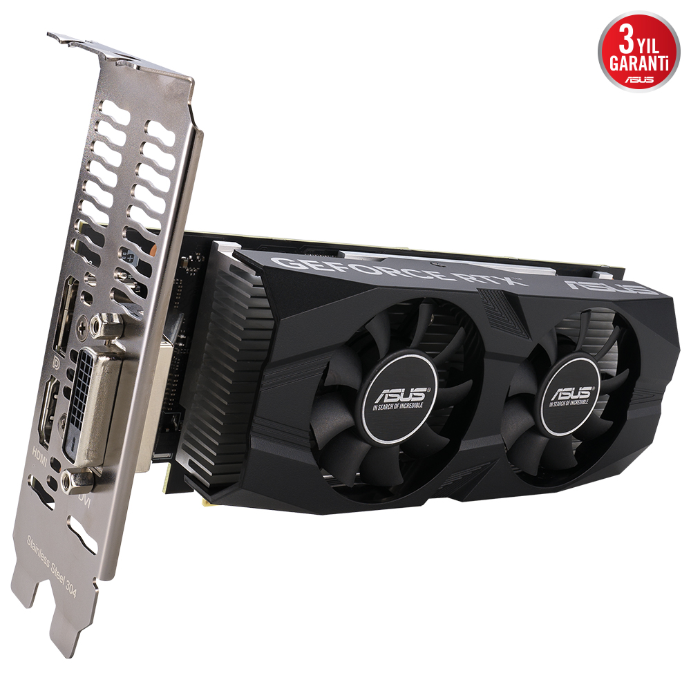ASUS RTX3050 6GB RTX3050-O6G-LP-BRK GDDR6 96bit HDMI DVI DP PCIe 4.0