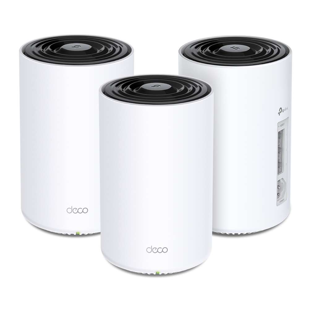 TP-LINK DECO PX50 Wıfı6 AX3000+G1500 Powerline+Mesh Router 3lü Set