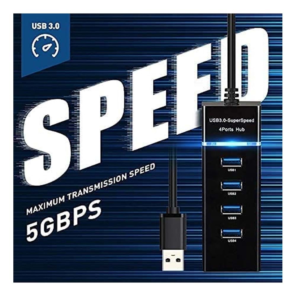 USB 3,0 ÇOKLAYICI HUB 1.2MT 4 PORT